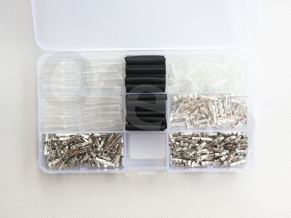 KR842CASE ギボシ端子セット - 収納ケース付き 0.4mm厚高耐久端子